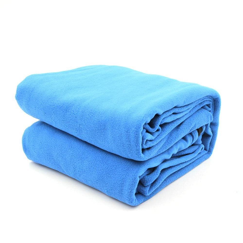 Sleeping Bag Fleece Sleeping Bag Liner for Adult Warm or Cold Weather Full Sized Zipper Camping Blanket for Outdoor Indoor with Sack