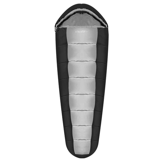 Sleeping Bag for Adults, Imountek Compression Sack for 3-4 Season Camping, Fits 23°F ~ 50°F(Gray)