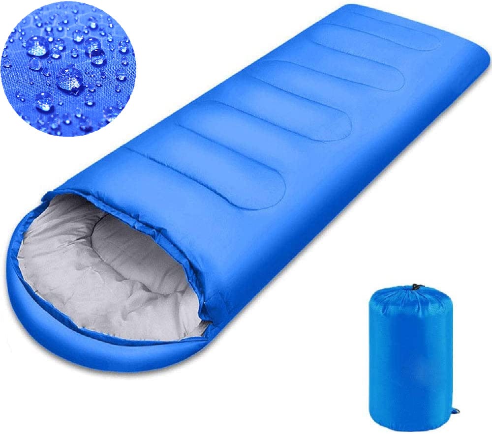 Sleeping Bag, Lightweight 3 Season Weather Sleep Bags for Kids Adults Girls Women, 5-20 Degree for Backpacking/Hiking/Camping/ with Compression Sack, Blue