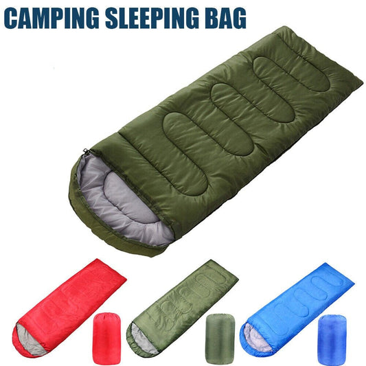 Sleeping Bags for Backpacking Camping Hiking, Cold Weather Sleeping Bag for Couples & Family Traveling, Red