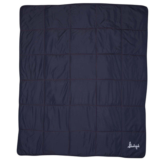 Slumberjack Elk Creek 45-Degree Insulated Adult Indoor/Outdoor Sleeping Bags Blanket Quilt, Indigo, 60" L X 70" W