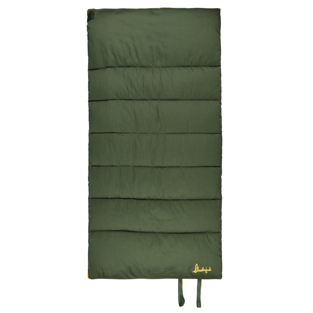 Slumberjack Grand Lake 20-Degree Deluxe Rectangular Sleeping Bag, Green, 40"X80"