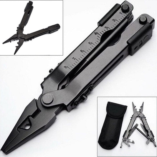 YYSJ Outdoor Portable Stainless Steel Pliers Bottle Opener Ruler Survival Multi Tool